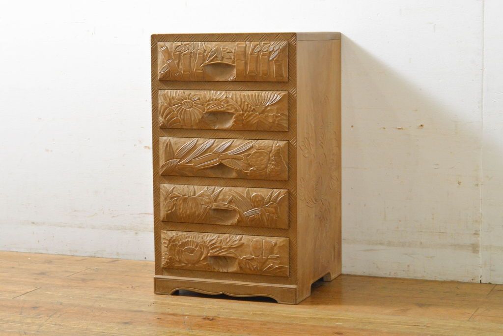 逸品 二本松民芸家具 車箪笥 伝統工芸 明治2年創業田中家具 検索/欅