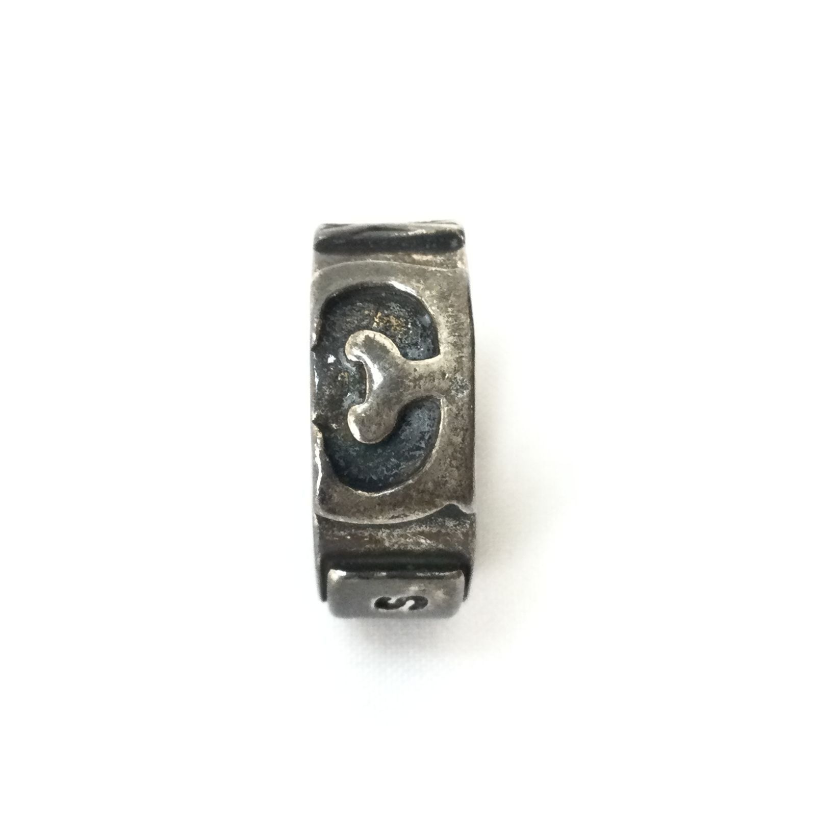 1307 DIESEL ディーゼル D ロゴ 925 silver シルバー Ring リング 指輪 