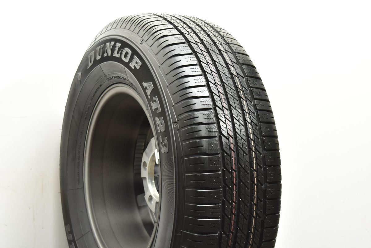 ランクル70新車外し265/70R16 ダンロップグラントレックAT23 5本 スペア用 新車外し】トヨタ 再再販 ランドクルーザー70 純正