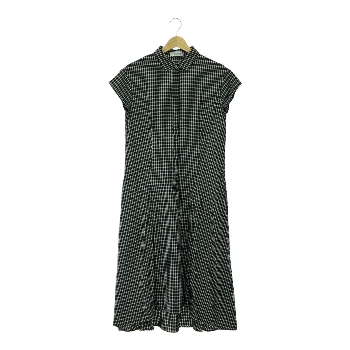 MACKINTOSH　LONDON　マッキントッシュロンドン　G5J80-372-09　ノースリーブ　シャツワンピース　サイズ40　チェック柄　ブラック/ホワイト