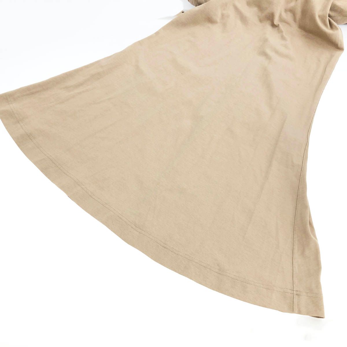 マメクロゴウチクラシックコットンドレスベージュsize1