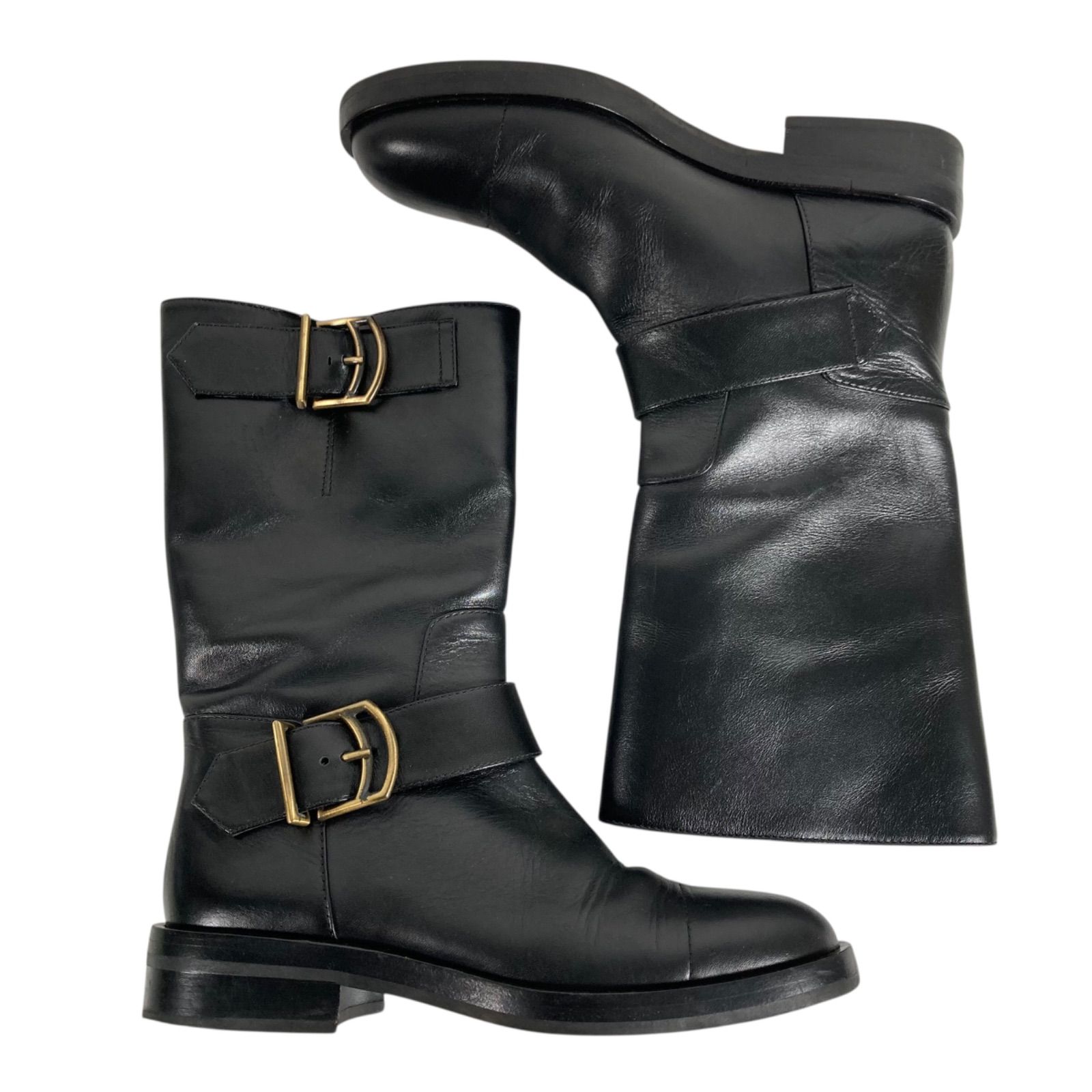 m58 JIL SANDER ジルサンダー エンジニアブーツ ベルトブーツ サイズ36 