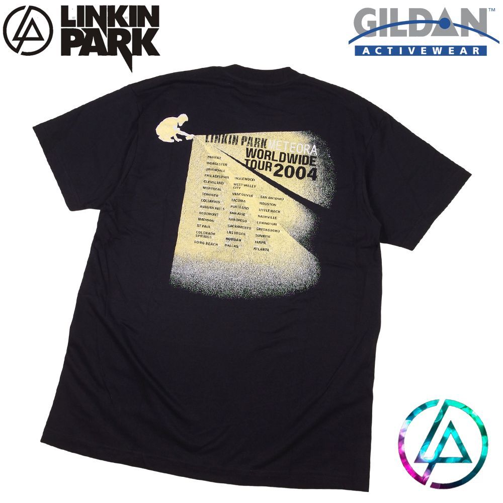 282 LINKIN PARK リンキンパーク Tシャツ 美品 GILDAN製 ブラック L
