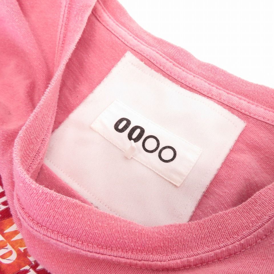 ゼロゼロマルマル 00〇〇 Tシャツ オーバーサイズ ロゴ 赤
