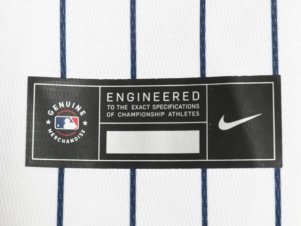 NIKE - ヤンキース ベースボール シャツ メンズ M / MLB オフィシャル ナイキ スウッシュ 大リーグ ユニフォーム ゲームシャツ 半袖シャツ 重ね着 お得なクーポン配布中!】 ヤンキース ベースボール シャツ