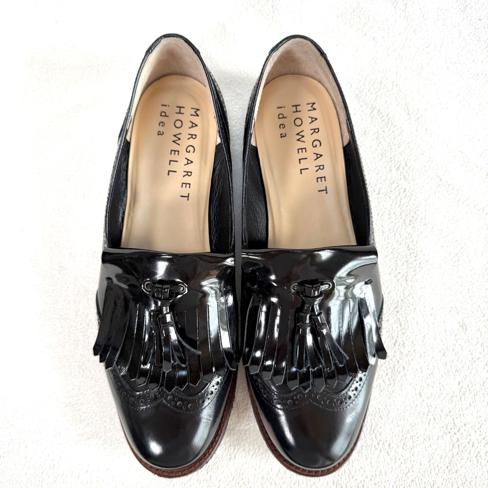 極美品✨マーガレットハウエルアイデア ウィングチップ タッセル