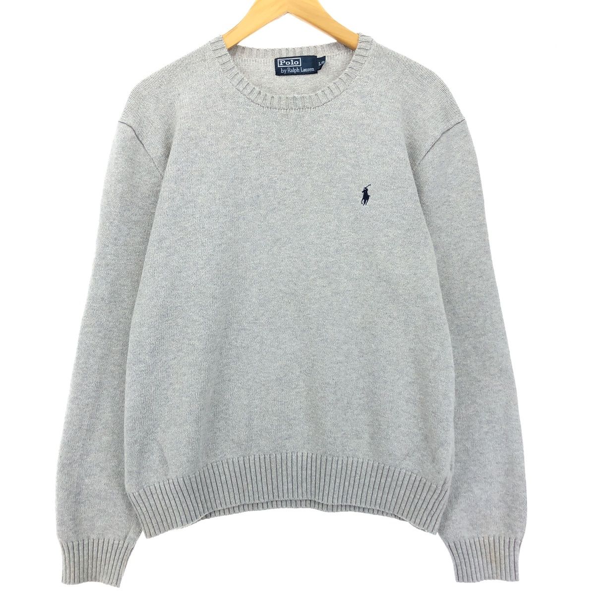 古着 ラルフローレン Ralph Lauren POLO by Ralph Lauren コットンニットセーター メンズL/eaa399498