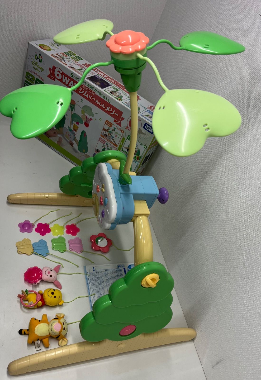 新品★Disney 6WAY ジムにんぎょう プーさん メリー ディズニー プー タカラトミー 6way ジムに