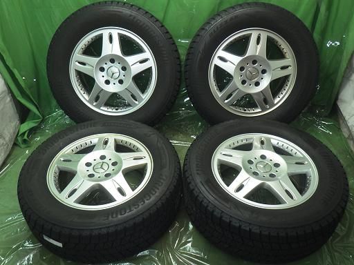 BRIDGESTONE スタッドレス バリ山 W463 純正 18インチ ブリヂストン ブリザックVRX