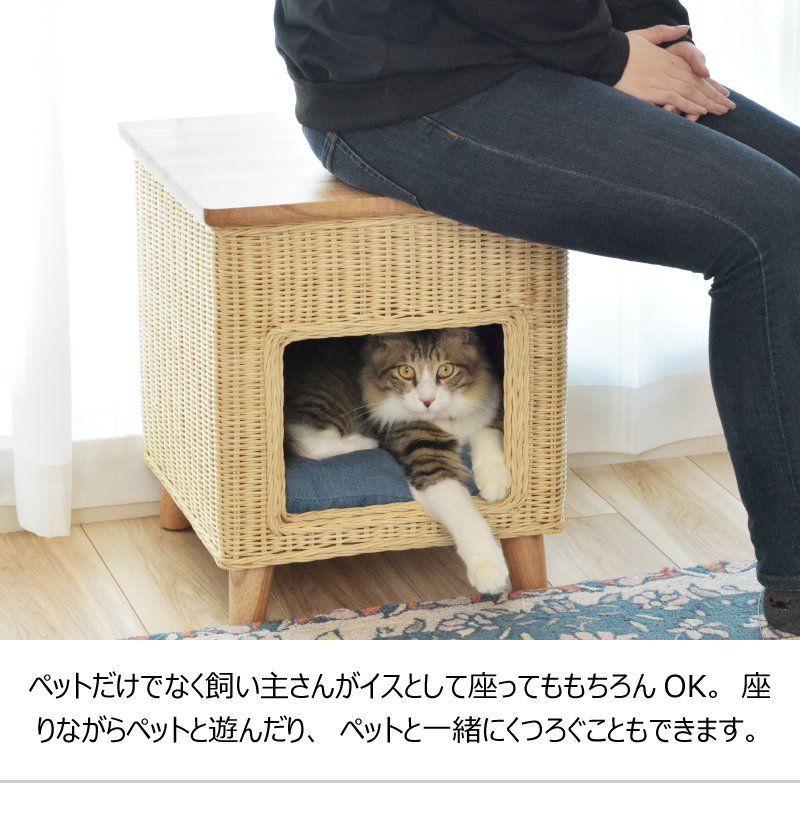 東谷 スツール ペット ペットハウス ペットスツール 犬 猫 小型犬