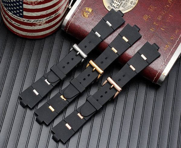 ディアゴノ用 ラバーベルト 腕時計 バンド 22mm 8mm ブルガリ対応 互換