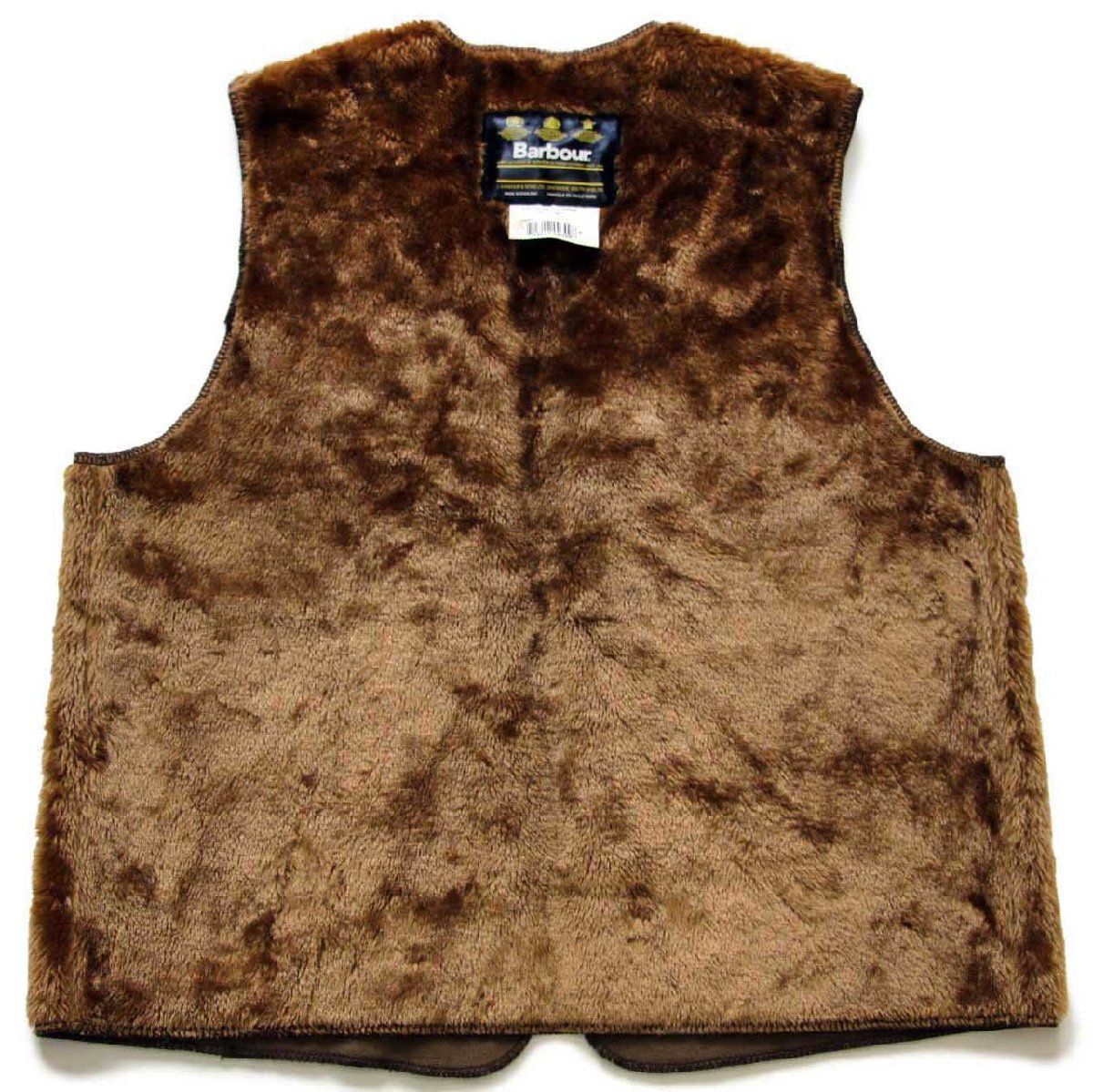 90s Barbour パイルライナー 旧3クラウン 42ジレ ベスト 英国製 90s Barbour パイルライナー 旧3クラウン 42ジレ ベスト 英国製
