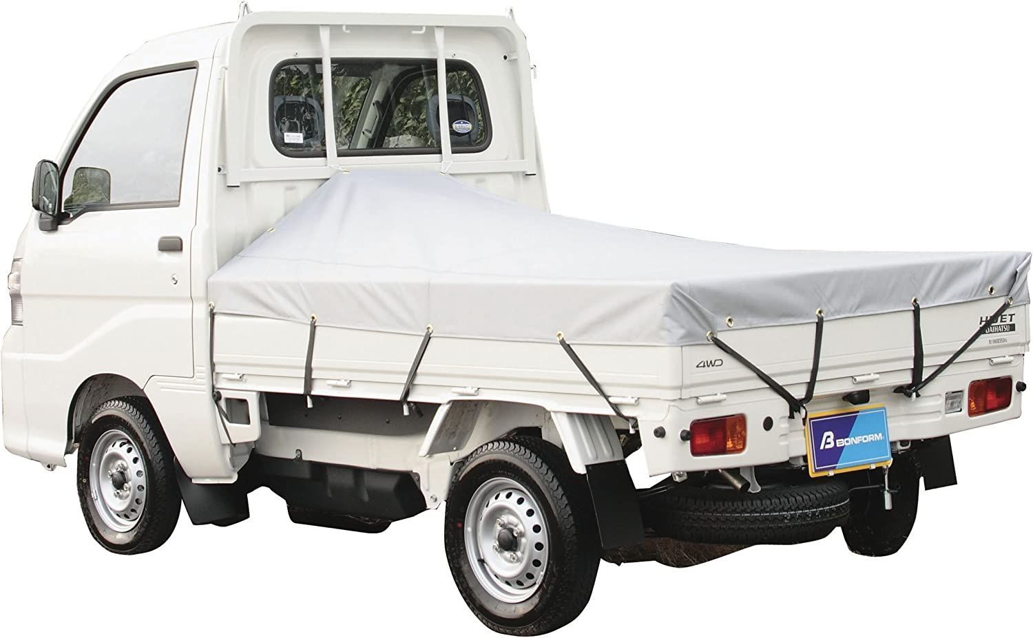 中古のトラックの荷台シートB