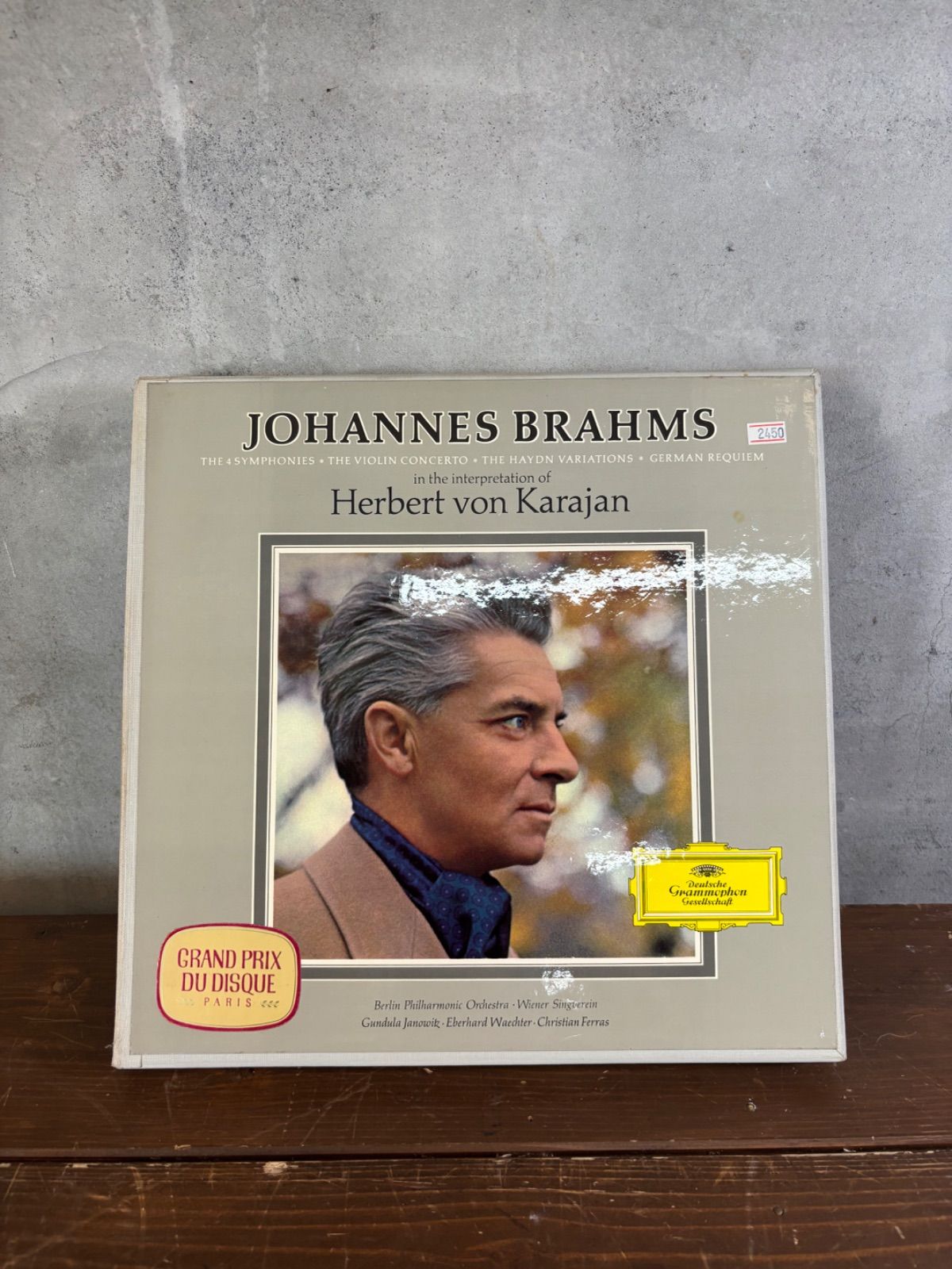 ザ・オーケストラ ベルリン・フィル、カラヤン LP レコード カラヤンのドヴォルザーク/交響曲第8番ほか 独EMI 3417