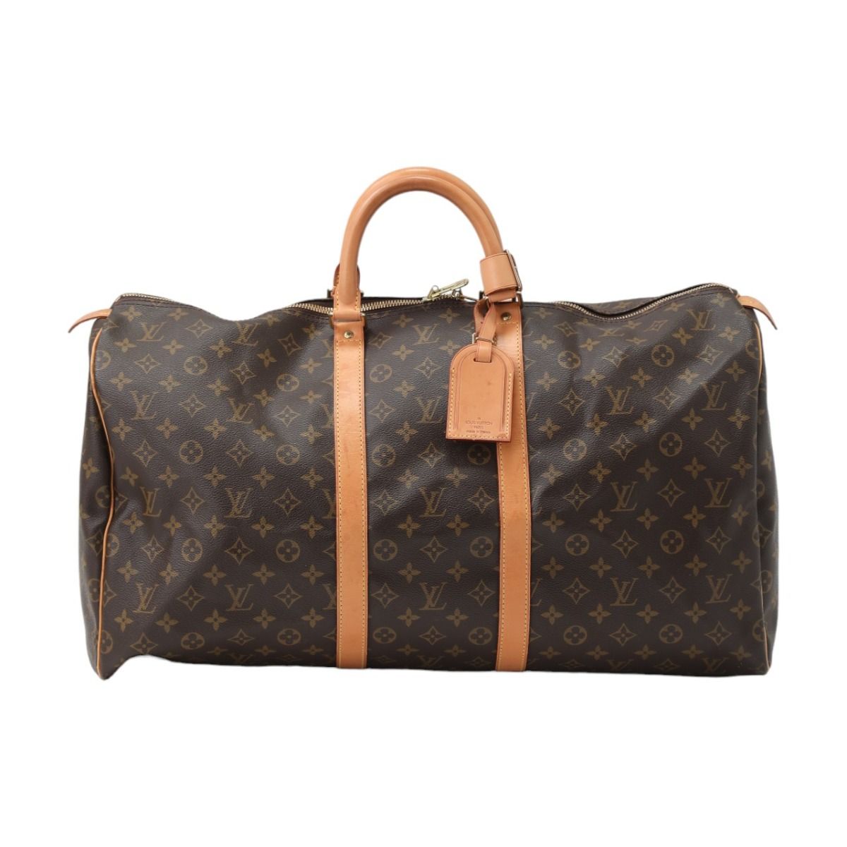 ルイヴィトン M41424 モノグラム 旅行かばん キーポル55 ボストンバッグ LOUIS VUITTON ブラウン