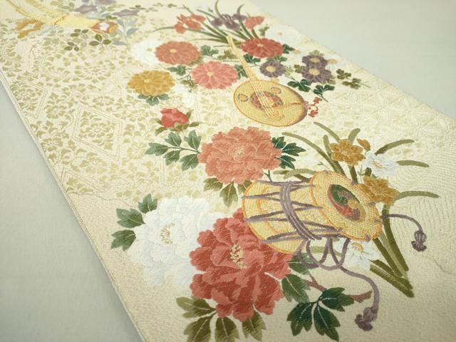 平和屋着物○西陣最高峰・北尾織物匠 綴れ 太鼓柄袋帯 唐織 麗華佳節文