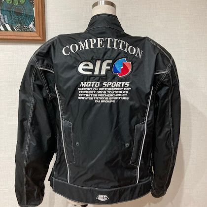 elf エルフ MOTO RANGE ライダースジャケット ブラック