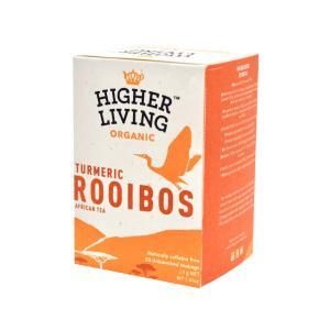3営業日で発送 Higher Living Organic ハイアーリビング ルイボスターメリック 有機 ハーブティー 20TB オーガニック H6-11 入数 8