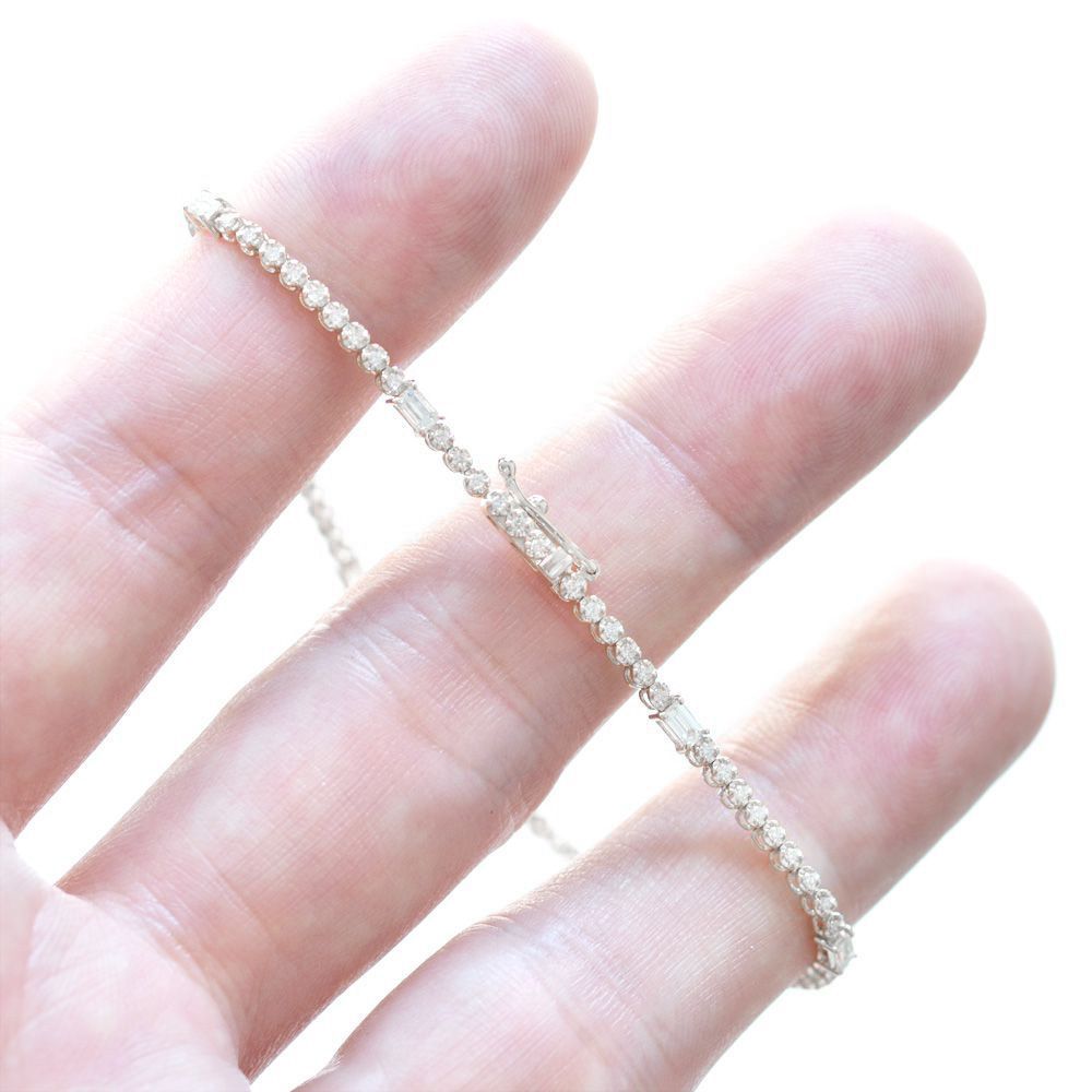 PT900 プラチナ ダイアモンド1CT ブレスレット Pt900 テニスブレスレット1ctダイヤモンド|GENTLEMAN （ジェントルマン