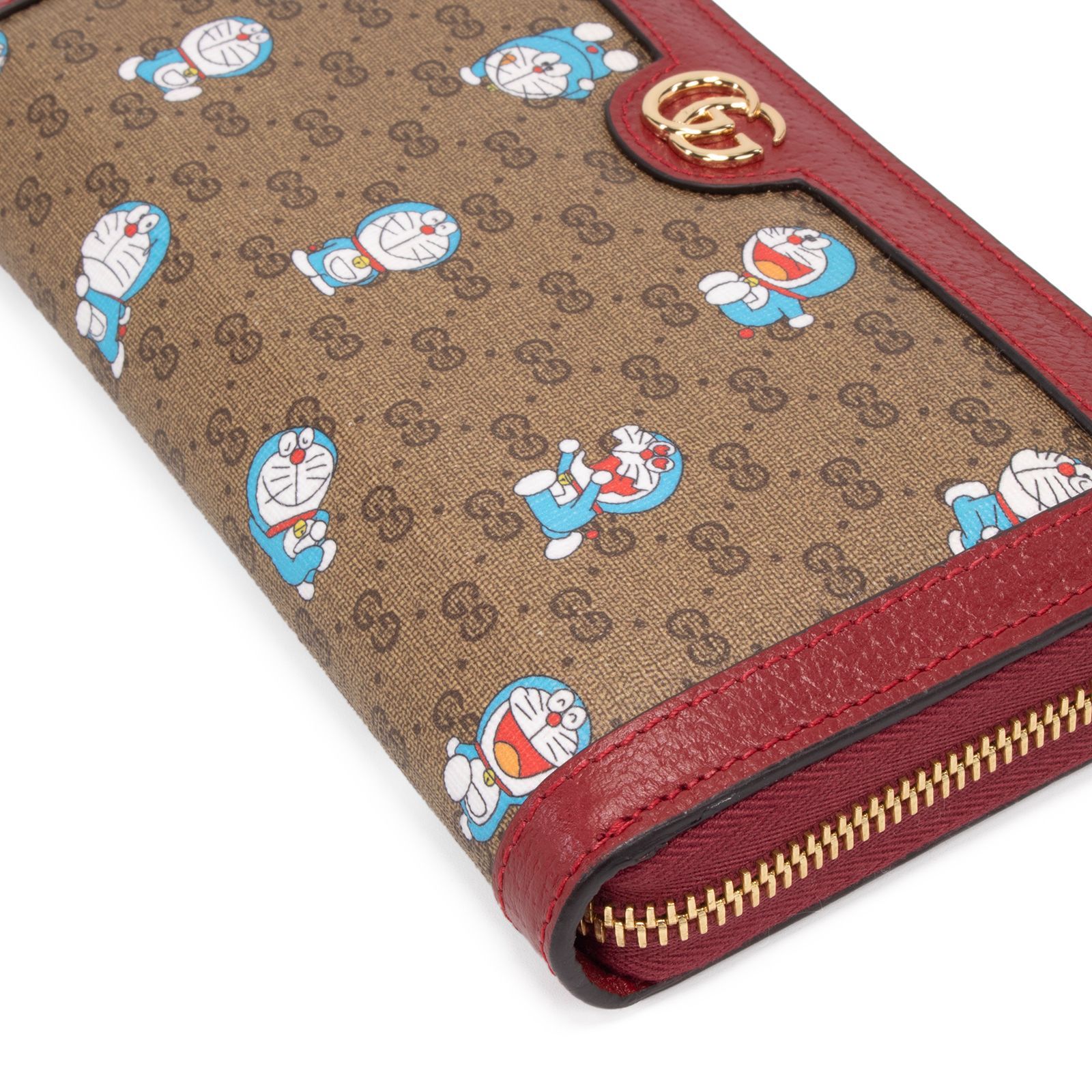 新品　グッチ　GGスプリーム　ドラえもん　ラウンドファスナー　長財布　レザー 楽天市場】【中古】 GUCCI グッチ 647787 GUCCI×ドラえもん ラウンド