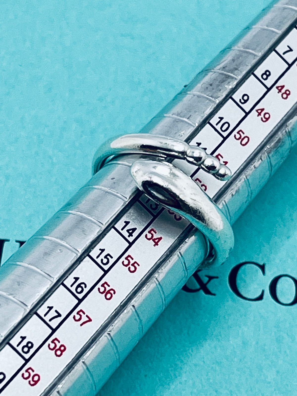 希少美品✨ティファニー スネークリング 925 蛇 指輪 12号 TIFFANY ティファニー スネークリング 指輪 925 シルバー 約12.5