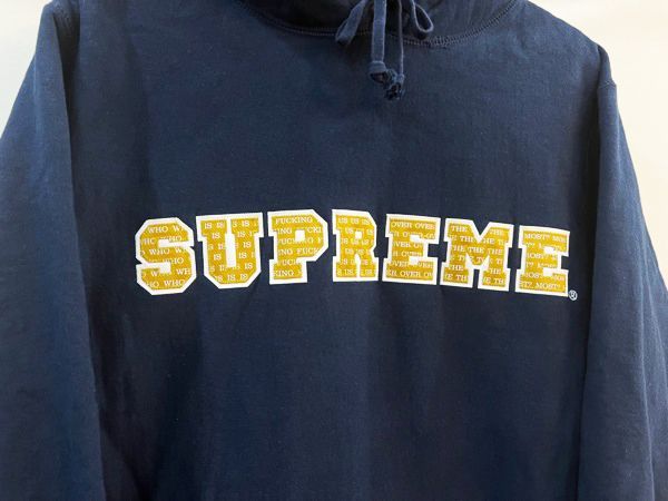 ★Supreme/シュプリーム Supreme 19AW The Most Hooded Sweatshirt スウェット パーカー フーディー ネイビー メンズ Mサイズ ★