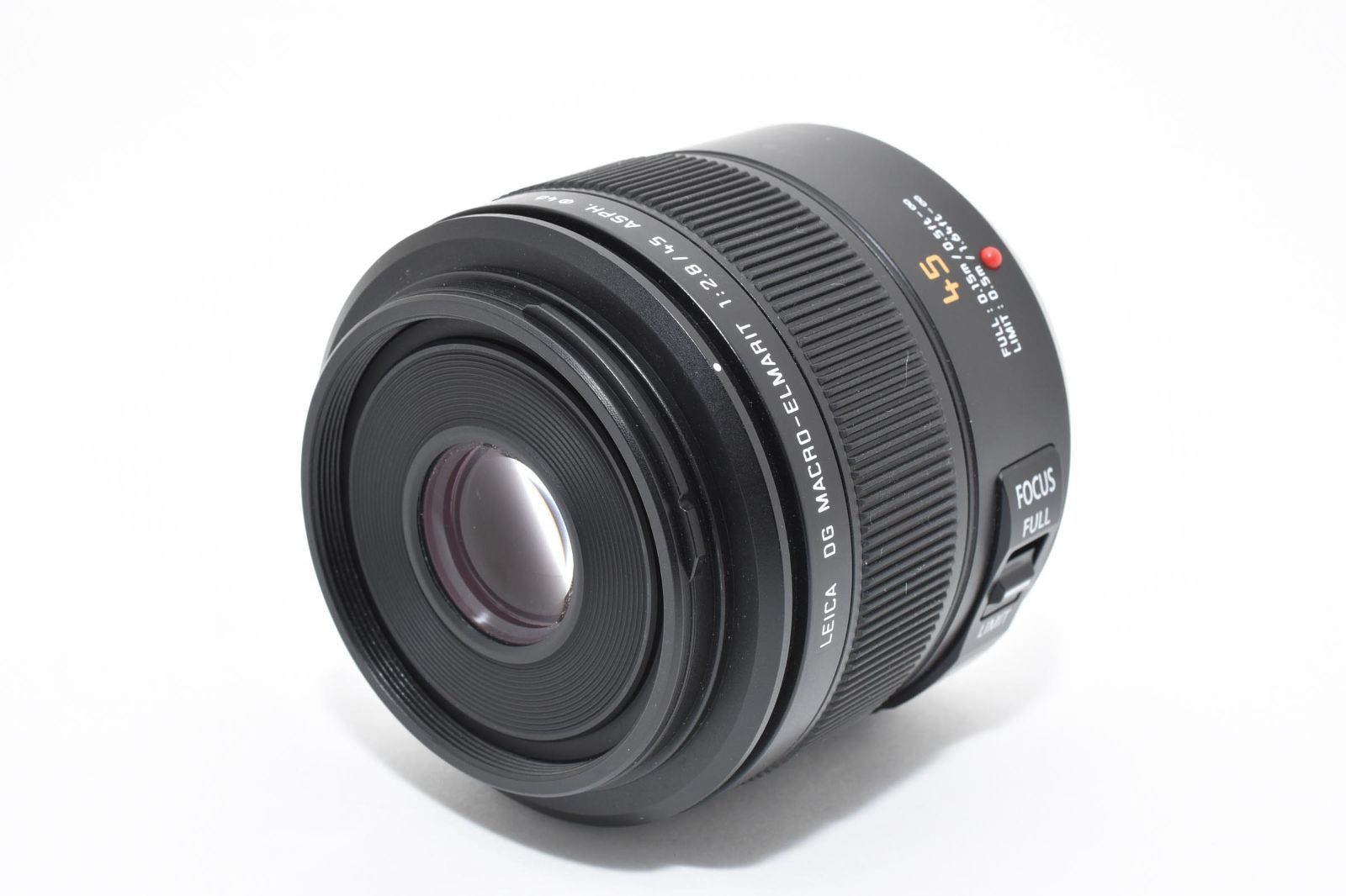 上 パナソニック Panasonic LEICA DG MACRO-ELMARIT 45mm F2.8 ASPH. MEGA O.I.S. 完動品 82P53A510059