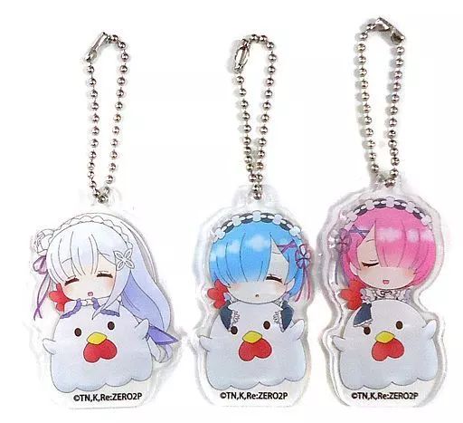 中古】雑貨 全3種セット 「Re：ゼロから始める異世界生活×ローソン