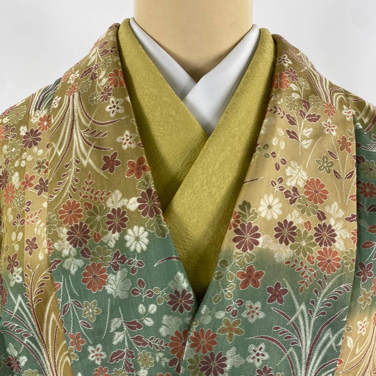 和装コート 草花