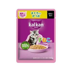 同梱不可 120個セット マースジャパン カルカンパウチ 12ヵ月までの子ねこ用 まぐろ入りかつお 60g