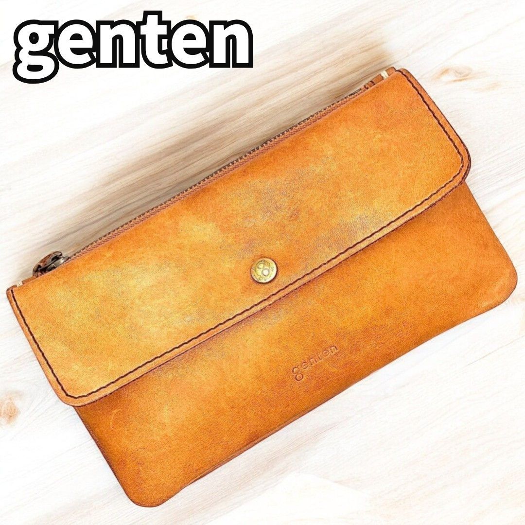 使うたび、心が澄むレザー長財布✨】 genten ゲンテン 長財布