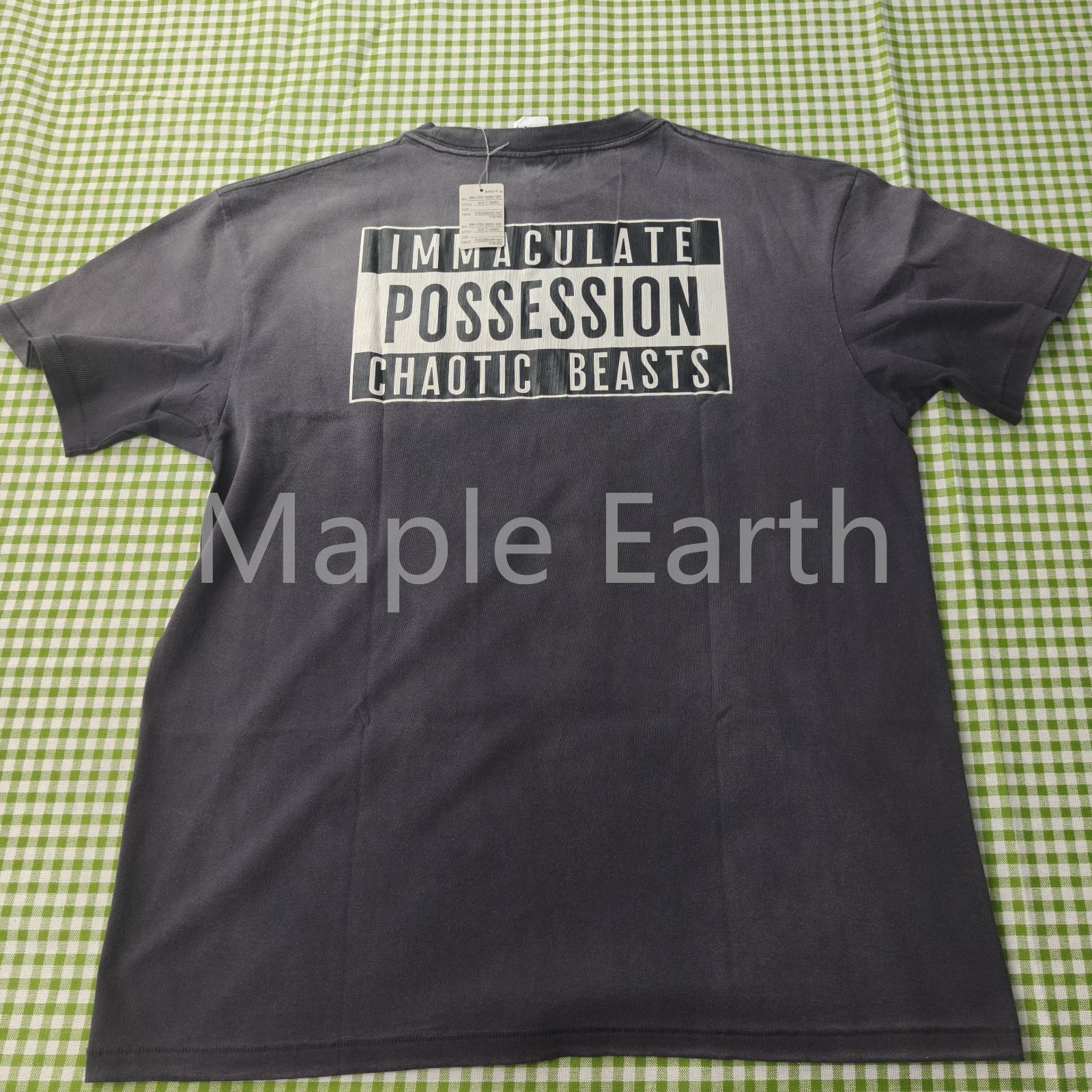 美品】SAINT MICHAEL × CPFM SMILE Tシャツ 24AW ブラック L