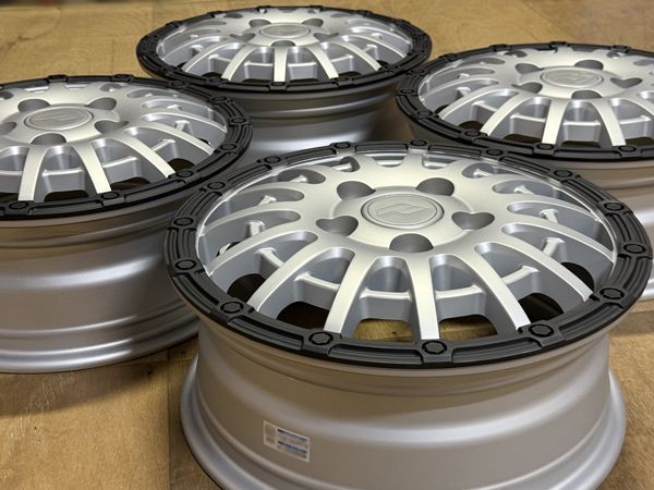 価格!!車検対応 フィアット デュカト PCD 130-5H 5穴 16インチ ホイール 4本セット マキシ L2H2 L3H2 キャンピングカー マットブラック×シルバー 純正ボルト対応