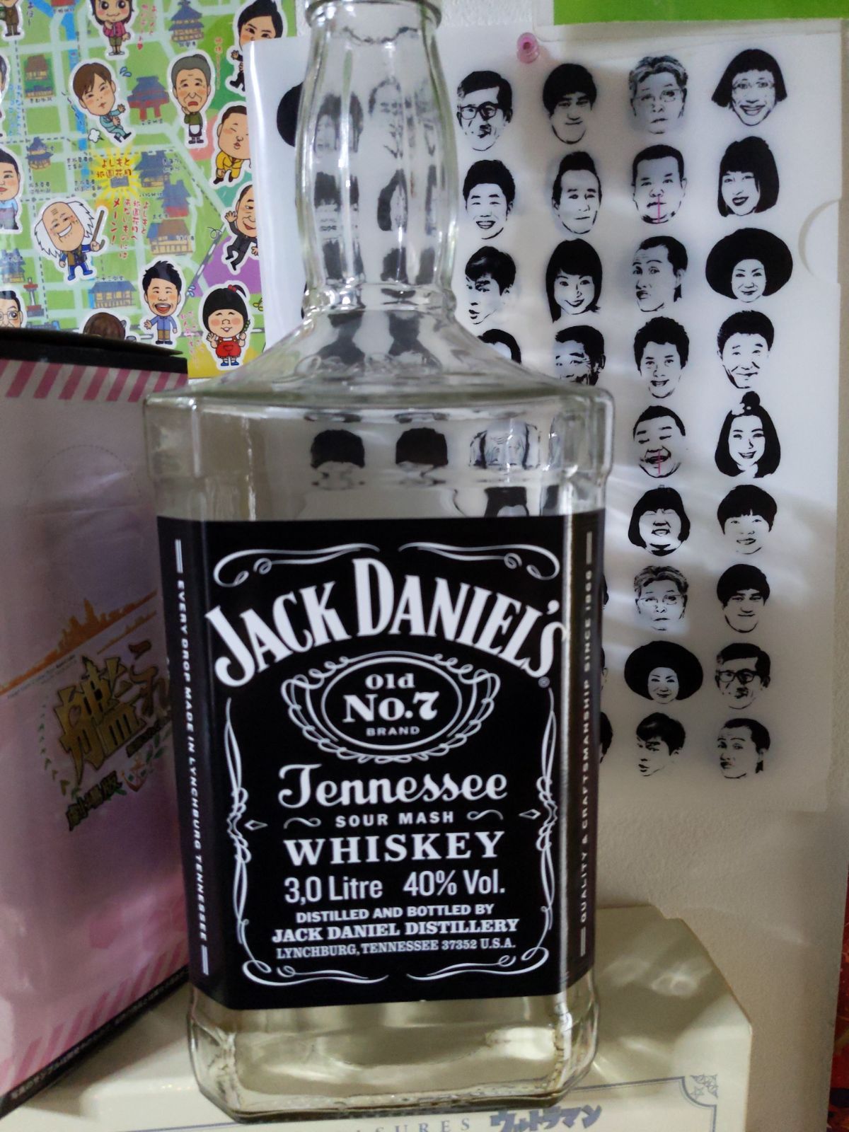 ジャックダニエル3Lの空き瓶 - メルカリ