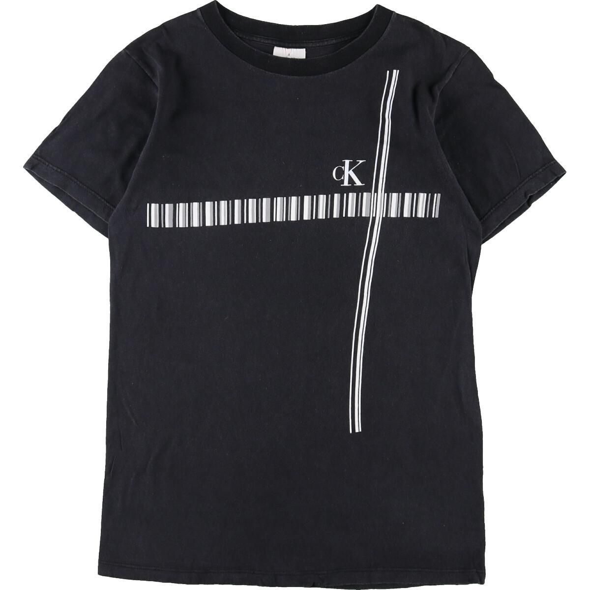 古着 カルバンクライン Calvin klein 半袖 ロゴTシャツ USA製 メンズS