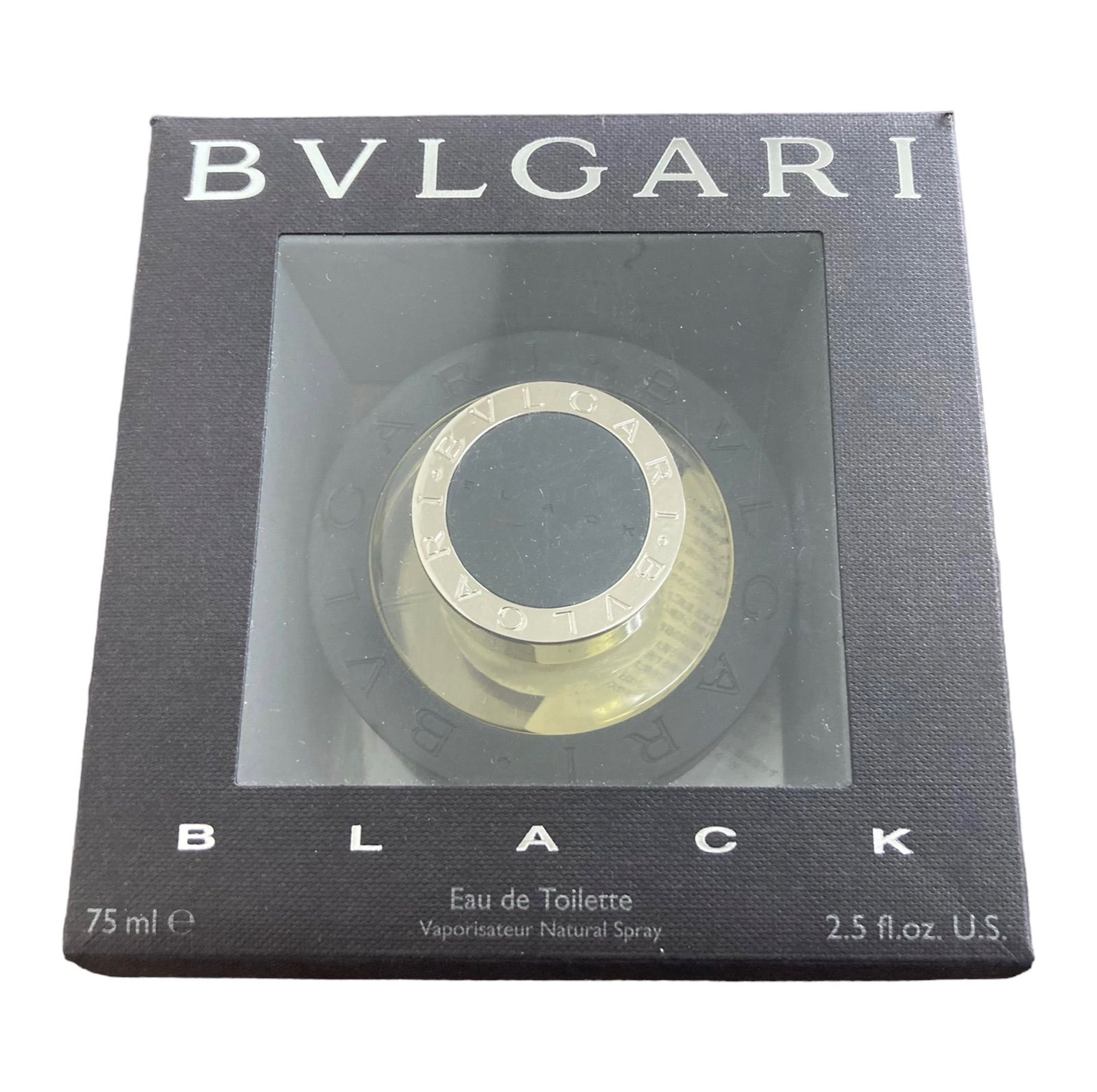 廃盤品 ブルガリ BVLGARI ブラック オードトワレ 75ml香水