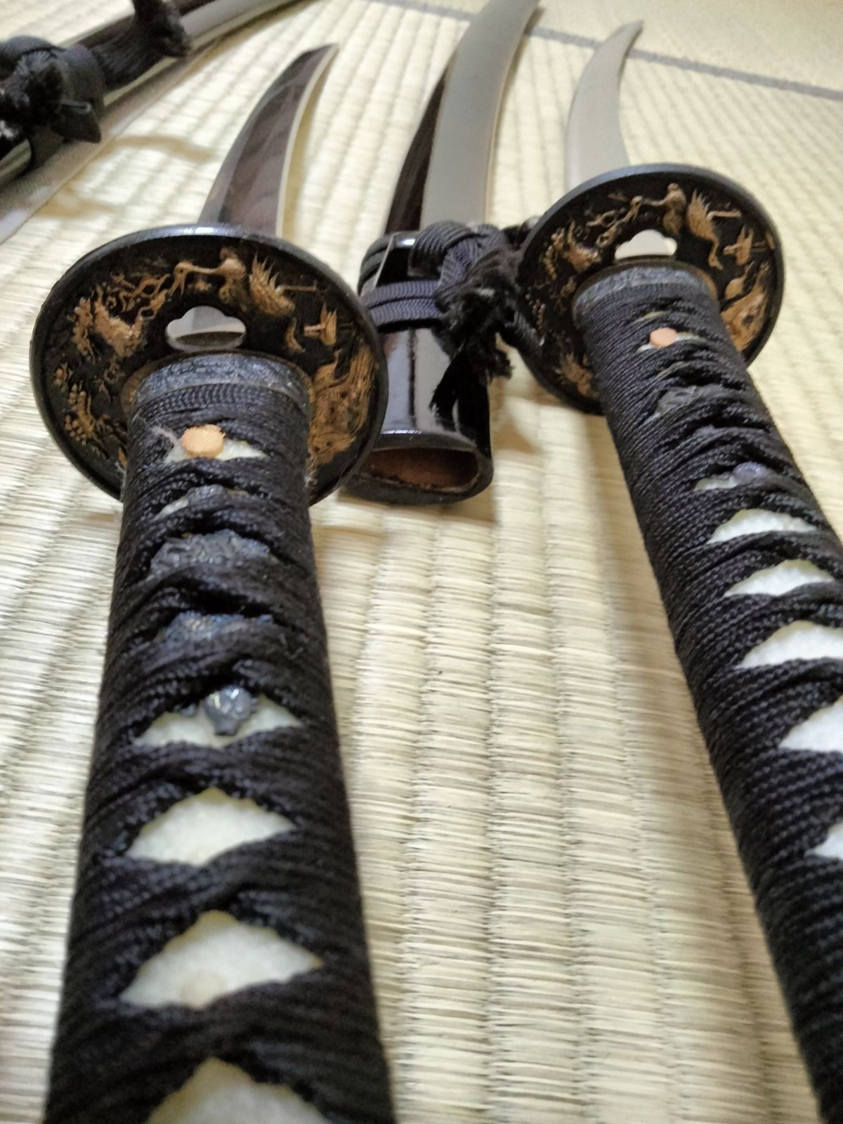 模造刀 ２本セット 刀剣 日本刀 武具 居合刀 武具 2本セット 模造刀 居合 日本刀 刀 剣 模擬刀 太刀 脇差 武具 鍔