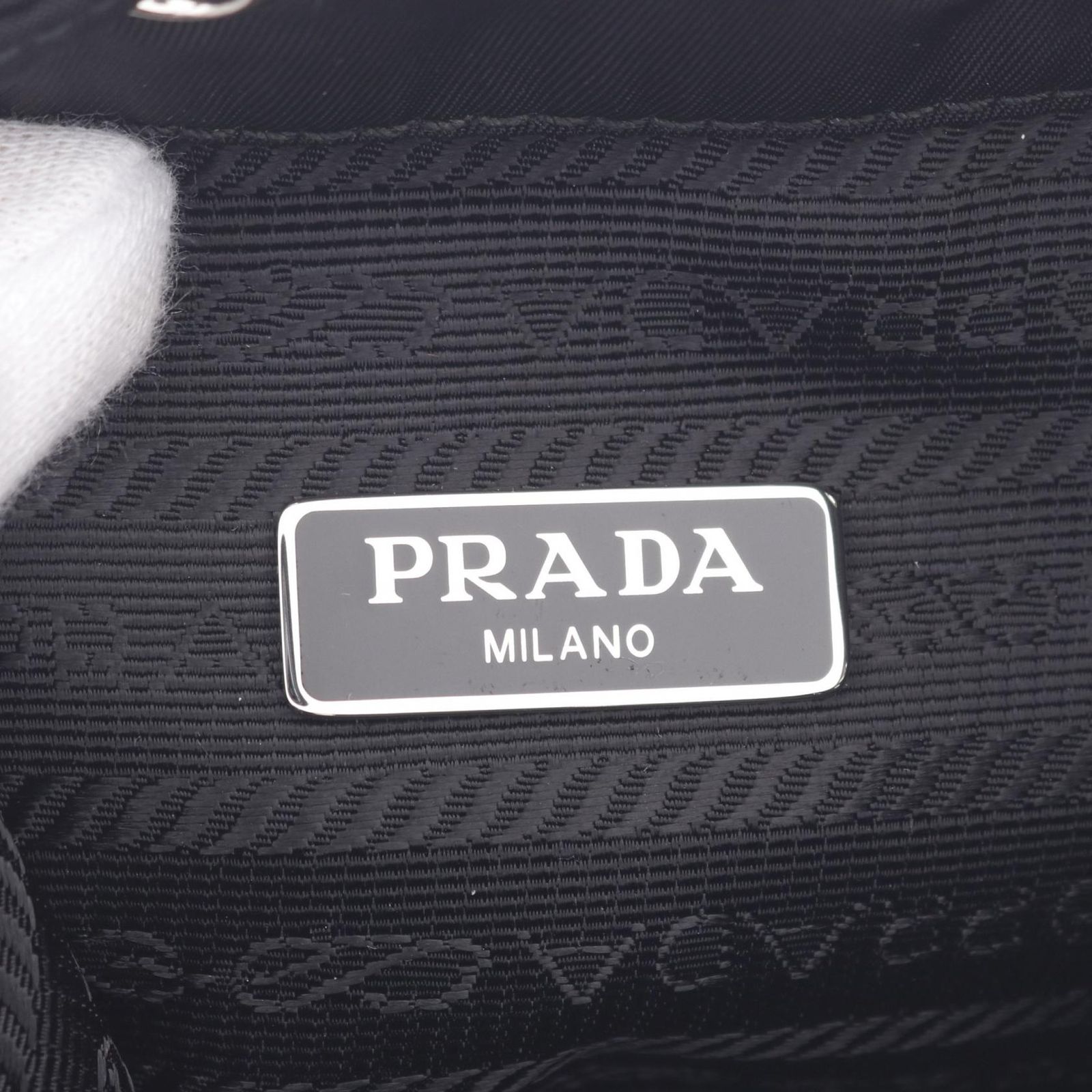 プラダ PRADA ポーチ Re-Nylon 1NS369R067F0002 ブラック ナイロン  
