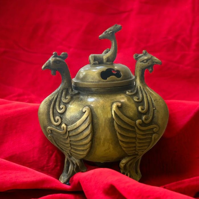 中国唐物銅製香炉 大明宣徳年製 香炉 中国古美術 骨董品 | 出品代行