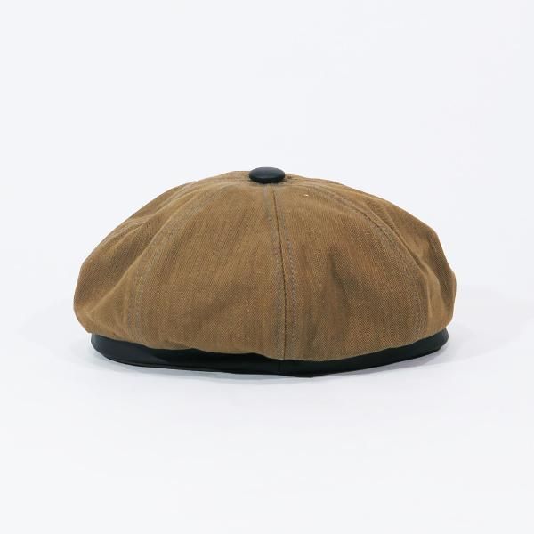 neighborhoodブラウン キャスケット コットン・レザー neighborhoodブラウン キャスケット コットン・レザー