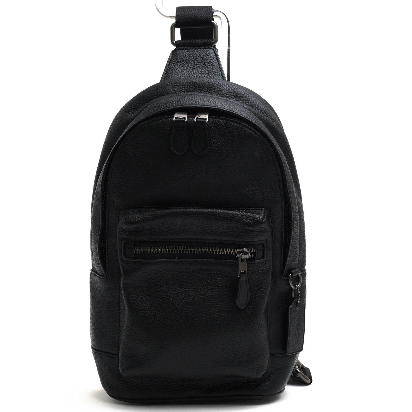 COACH コーチ シボ革 レザー ショルダーバッグ 斜め掛け ポシェット 