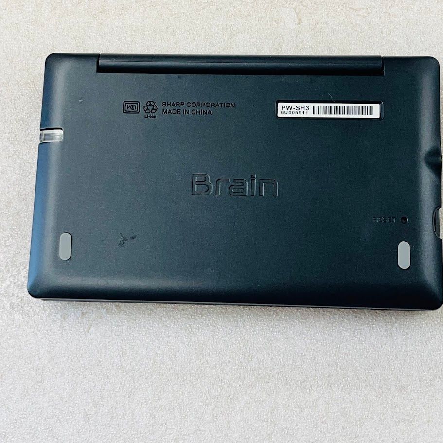 中古】シャープ カラ―電子辞書 Brain 高校生モデル 系 PW-SH3-K - メルカリ
