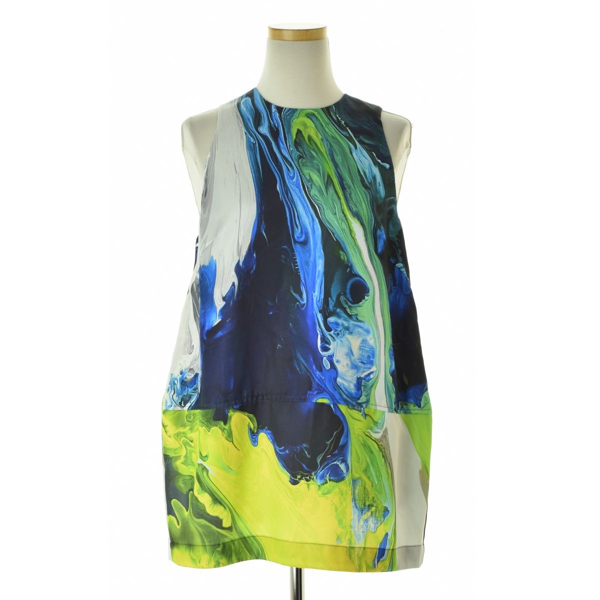 UN3D.×kanakosasaki 522310406101-01 リボーンコクーントップノースリーブチュニック