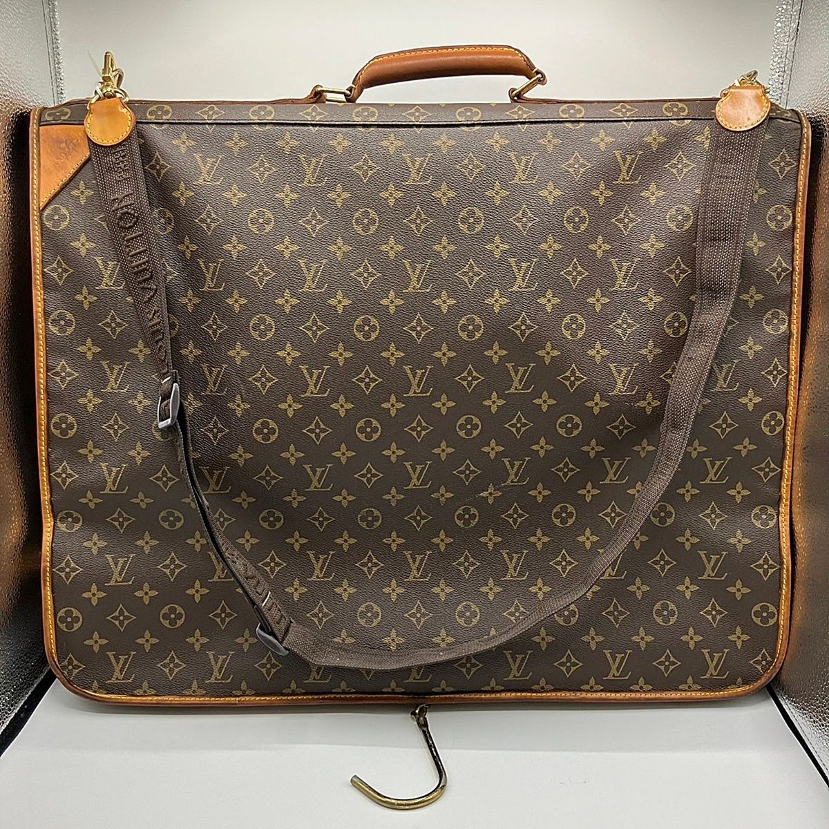ルイ ヴィトン モノグラム ポルタブル バンドリエール ガーメント ケース バッグ M23416 2WAY スーツカバー LOUIS VUITTON