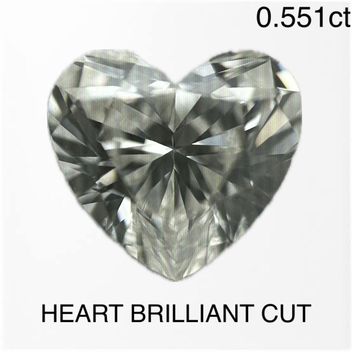 新品】HEART BRILLIANT CUT ダイヤモンドルース - メルカリ 