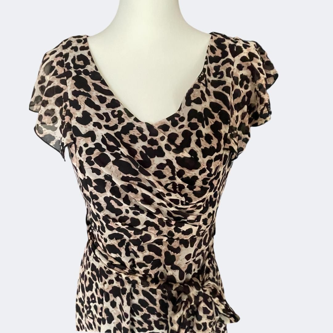 カシュクールフ ワンピースL