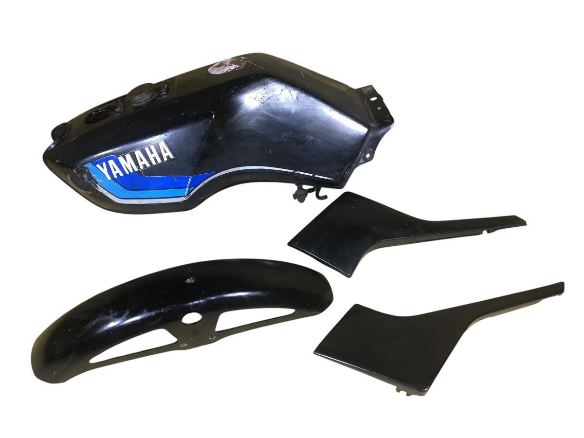 YAMAHA RZ50 外装セット ガソリンタンク サイドカバー フロントフェンダー レストア ストック ＯＨベースにも TOS-Z4317