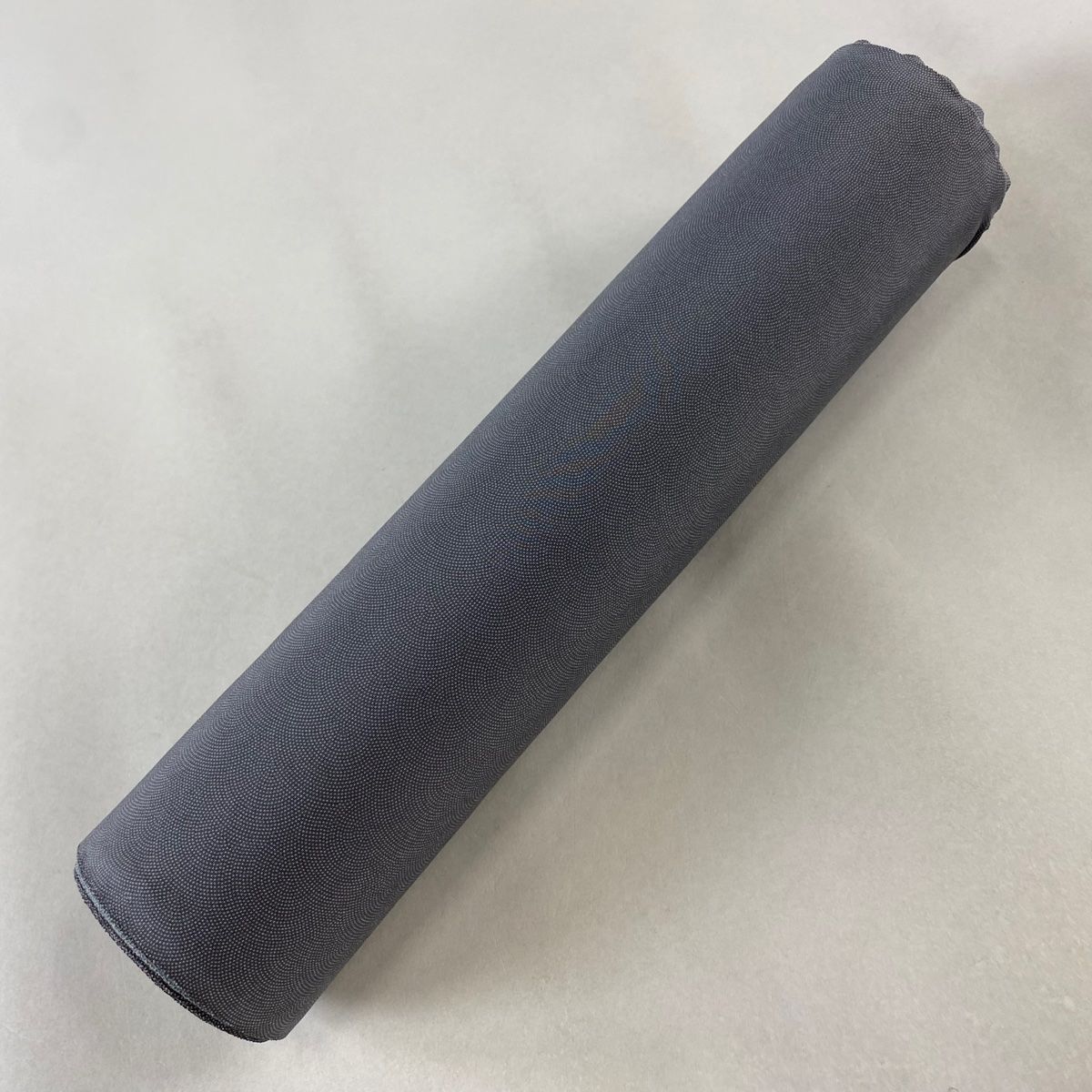 反物 秀品 江戸小紋 落款 八掛付 鮫 草木染 青灰色 正絹 【中古