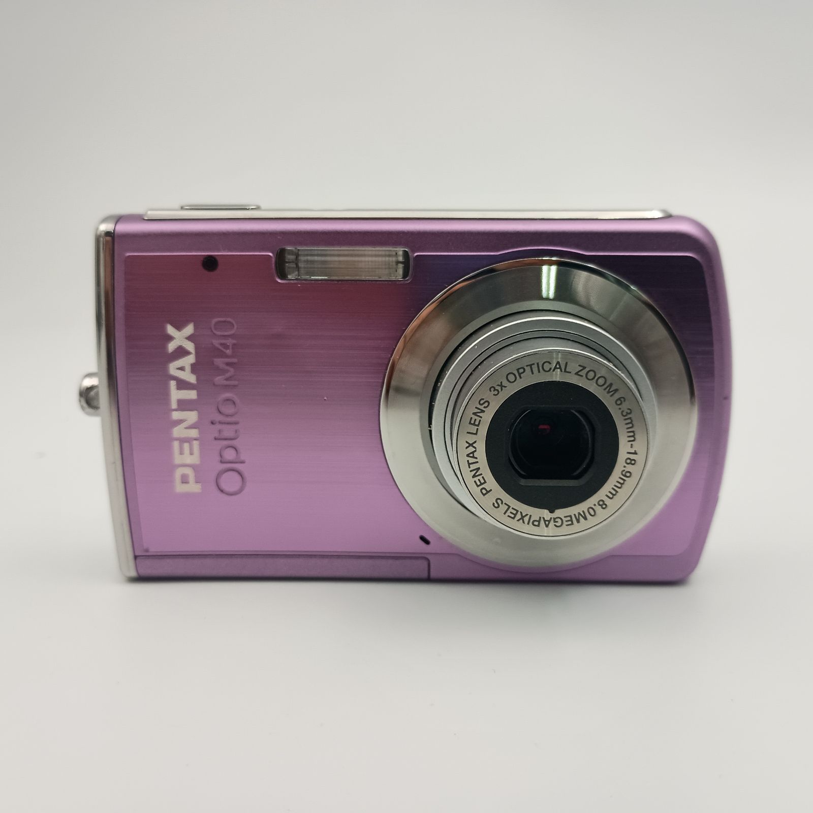 動作確認済み!! PENTAX Optio M40 デジタルカメラ Pentax Optio M40 Compact DIGITAL Camera Purple 紫 コンパクト