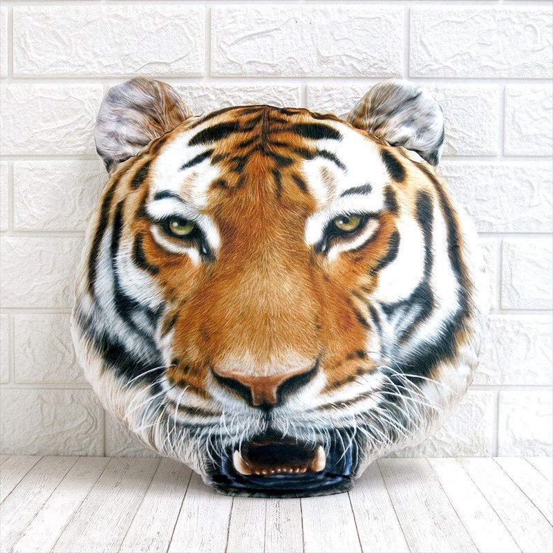 アニマルフェイスクッション 動物クッション 動物リアルプリント